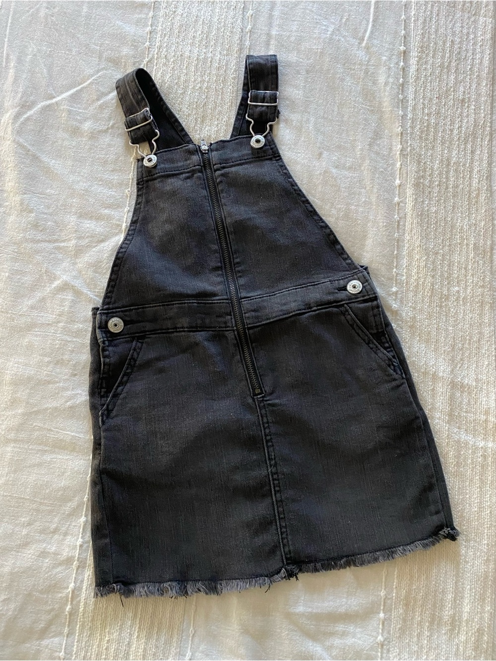 OshKosh B'gosh Black Denim Pinafore Jumper Dress